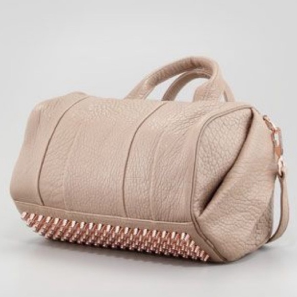 Sold ALEXANDER WANG 🌹 ROSEGOLD ROCCO DUFFEL TOTE - Picture 15 of 16